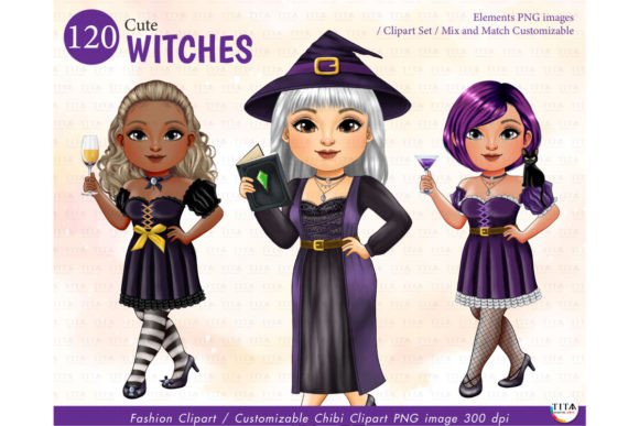 Download Cute Witches Clipart - Cute Collection