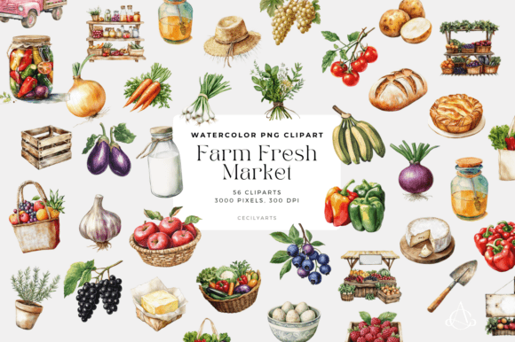 Download Farm Fresh Market Cliparts - Farm fresh Collection