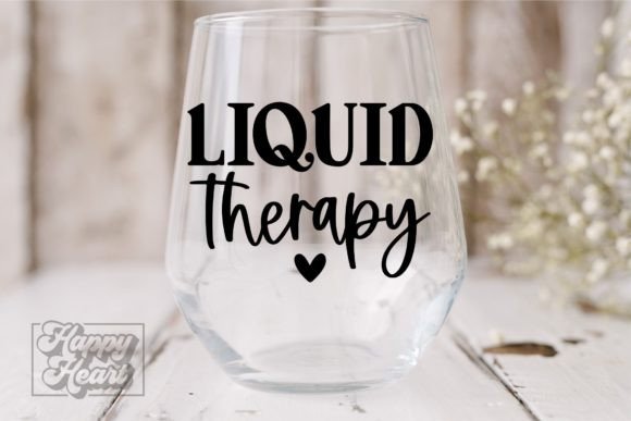 Download Liquid Therapy SVG - Funny Wine Quote - Wine quote Collection
