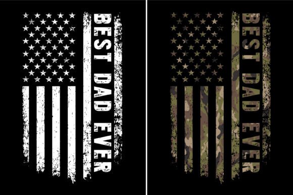 Download Best Dad Ever – Camo T-Shirt Design - Premium Resources