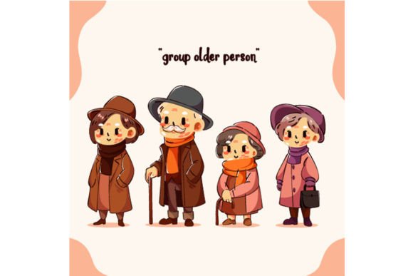 Download Group Cute International Day of Older - Premium Bundle